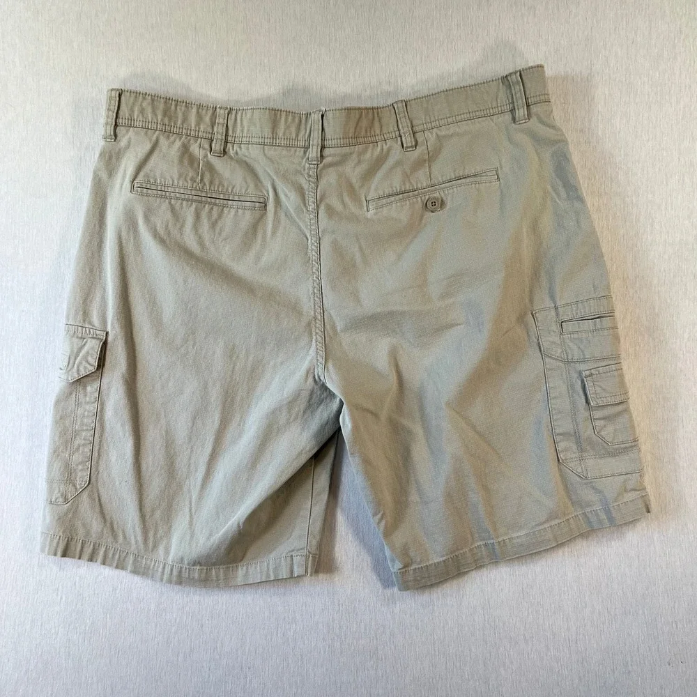 Weatherproof Ripstop Shorts Mens 40 Cargo Stone Beige 10